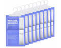 Moisture Absorber Hanging Bags for Closet & Wardrobe – Dehumidifier, Moisture & Odor Remover (10 Pack).