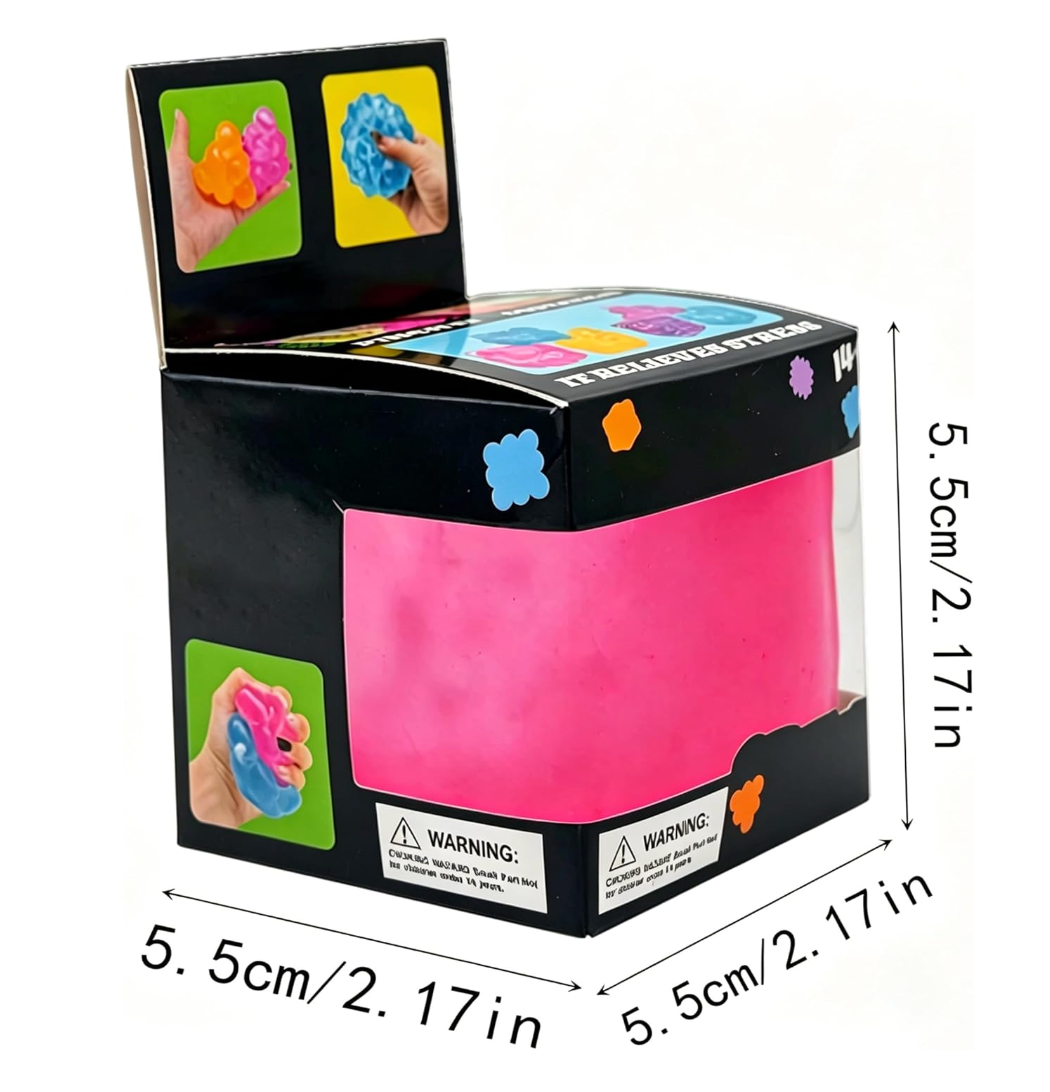 Cube Squishy Stress Relief Fidget Toy for Kids & Adults.