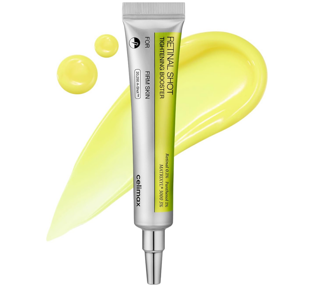 celimax The Vita A Retinal Shot Tightening Booster | 0.1% Retinal, 3% Matryxyl, High-Strength Retinoid for Anti-Aging, Pore Minimizer, Wrinkles & Fine Lines, Firmer Skin, 30ml