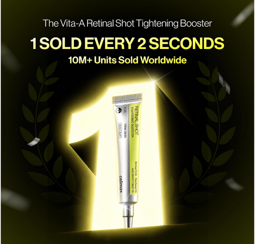 celimax The Vita A Retinal Shot Tightening Booster | 0.1% Retinal, 3% Matryxyl, High-Strength Retinoid for Anti-Aging, Pore Minimizer, Wrinkles & Fine Lines, Firmer Skin, 30ml