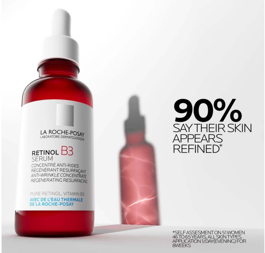 La Roche-Posay Retinol B3 Serum with Vitamin B3, Anti-Aging for Lines and Wrinkles, Premature Sun Damage, Resurfacing, 30ml